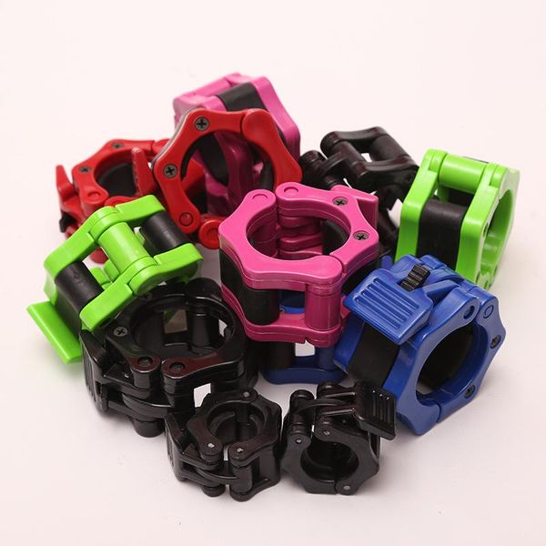 

nylon safety dumbbell bar buckle professional fast olympic head grade 5cm plastic clasp fitness exercise gym accessories