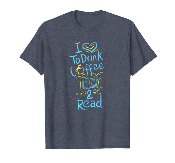 

i love to drink coffee reading books shirt reader gift, White;black