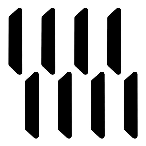 

bath mats 8pcs fixed anti curling household non slip reusable adhesive washable bedroom pu removable taps kitchen rug gripper solid