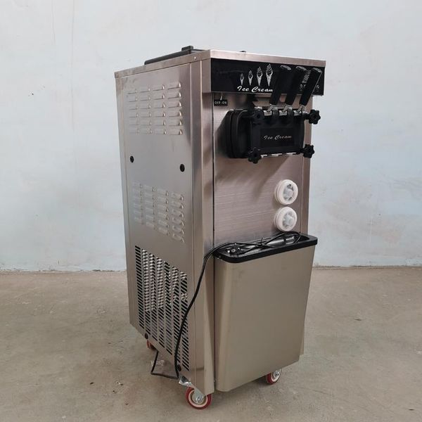 

ice cream making machine sell the design vertical stainless steel mixed flavor soft and serve
