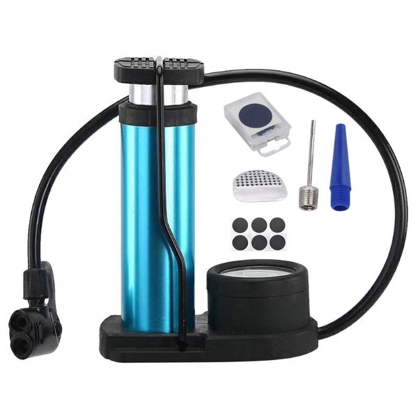 

bike pumps basketball anti slip cycling practical universal floor inflator aluminum alloy pump high pressure tire puncture repair mini