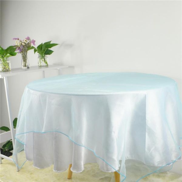 

table cloth 10pc organza sheer cover for wedding decoration birthday christmas el restaurant home overlay