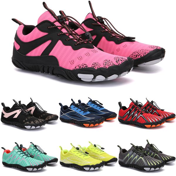 

2021 four seasons five fingers sports shoes mountaineering net extreme simple running, cycling, hiking, green pink black rock climbing 35-45
