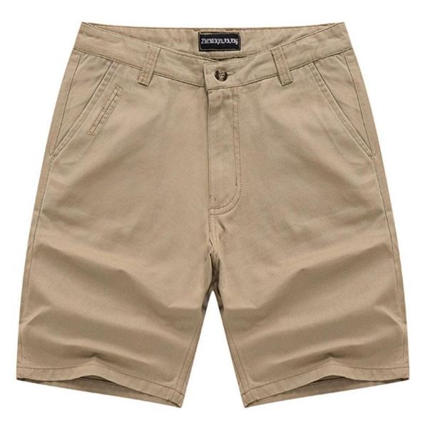 

men's shorts men casual 2021 summer solid color breathable zipper pockets for daily wear, White;black