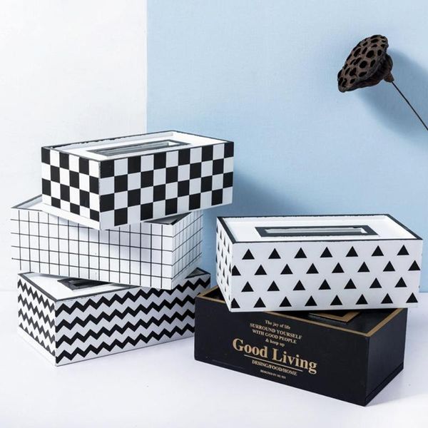 

tissue boxes & napkins simple wooden box holder for home kitchen napkin storage
