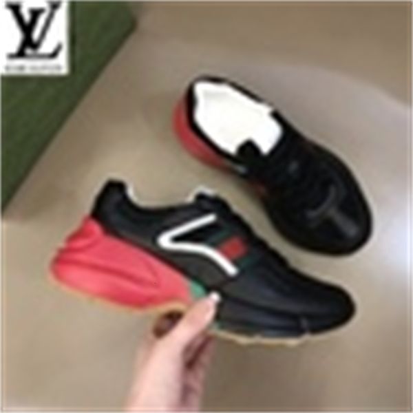 

lace-ups luxury women and men sneakers loafers boots moccasins buckles men designer dress shoes 1lih, Black