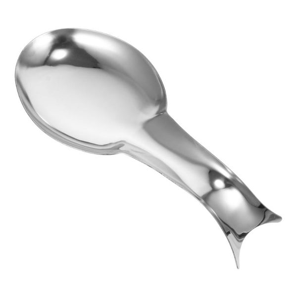 

spoons 1pc durable stainless steel spoon kitchen multifunctional (silver)