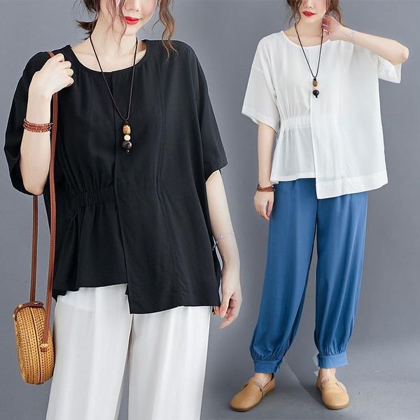 

women's blouses & shirts real s chiffon shirt 2021 summer large dress, White