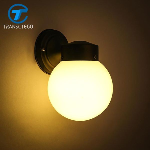 

wall lamp applique murale luminaire modern glass ball aisle bathroom bedroom staircase energy saving light sconce apliques pared