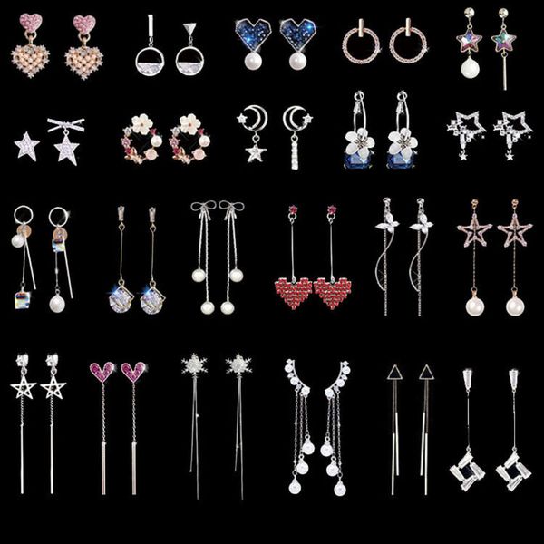

earrings temperament personalized simple long tassel trendy
