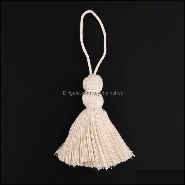 

keychains fashion accessories 1pc vintage handmade tassels bag keychain women party car handing keyring simple jewlery e2467 drop delivery 2, Silver