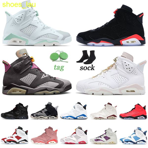 

2021 arrival basketball shoes tiffany blue mens womens jumpman black infrared gold hoops hare aleali may 6 6s jorden retro trainers