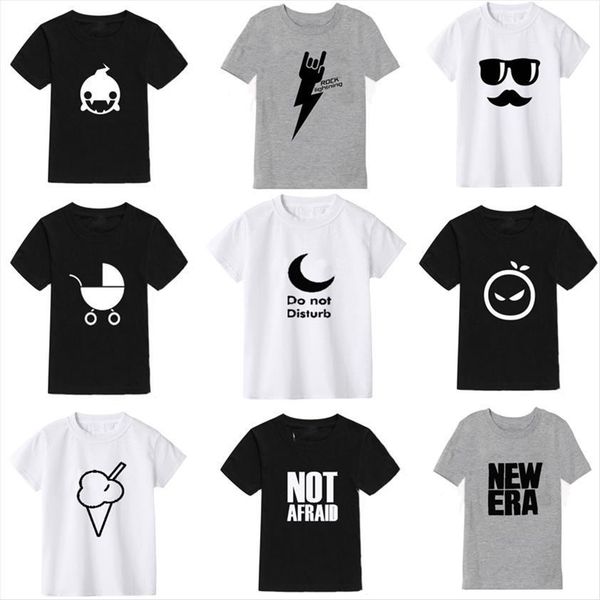 

trendy brand childrens cotton fashion t shirts boys clothes girls baby boy, Blue