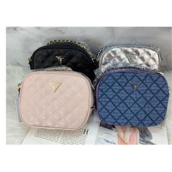 

2021 new guss embroidered lingge small square bag women's single shoulder diagonal span chain fat
