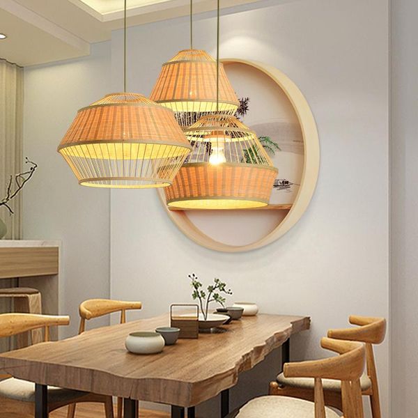 

pendant lamps modern chinese bamboo artwork lamp japanese style tea room restaurant b & zen southeast asian chandelier