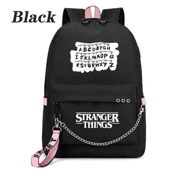 

strange story of american tv series usb charging backpack student schoolbag