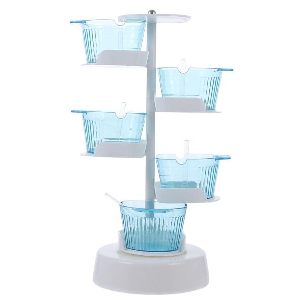 

storage bottles & jars 1pc novel seasoning box kitchen container spice with spoon