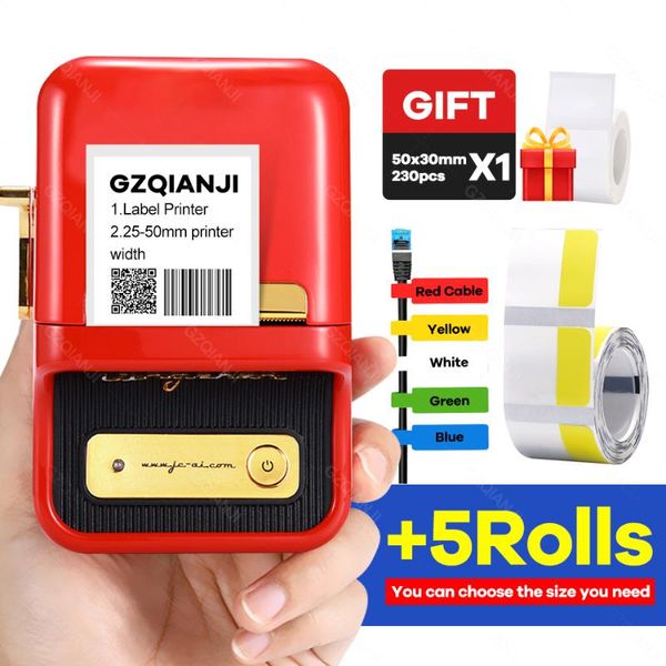 

printers niimbot b21 thermal label printer mini portable barcode paper for android phone price tag sticker machine