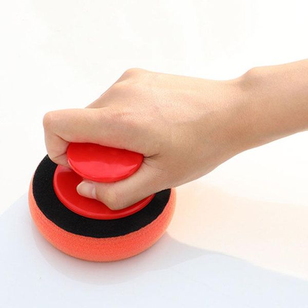 

care products 6pcs/set car waxing sponge kit wash tool manual polishing beauty belt handle supplies