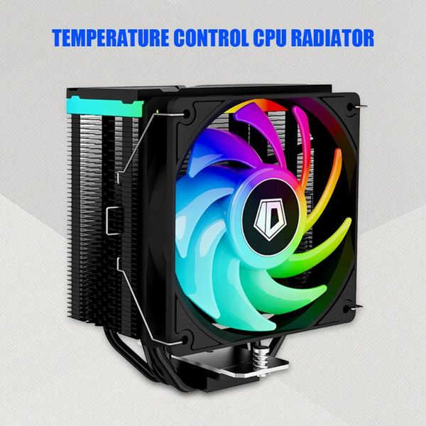 

id-cooling se-234 4 heat pipes cpu cooler fan for computer case chassis argb pc cooling sink radiator accessaries parts fans & coolings