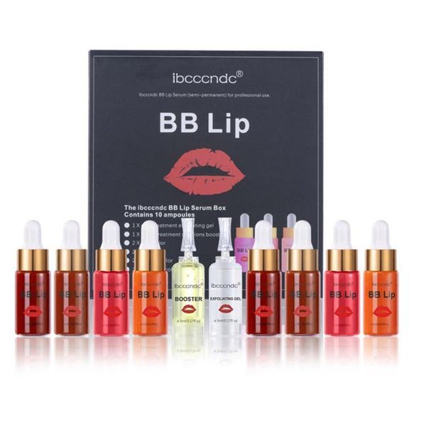

lip gloss 10pcs microneedle bb lips glow ampoule serum starter kit cream pigment coloring moisturizing