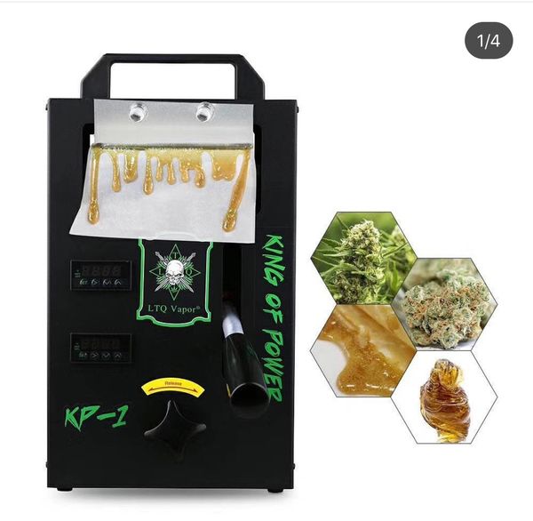 

authentic rosin press machine kp1 ltq vapor 4tons pressure for extraction with dual plates