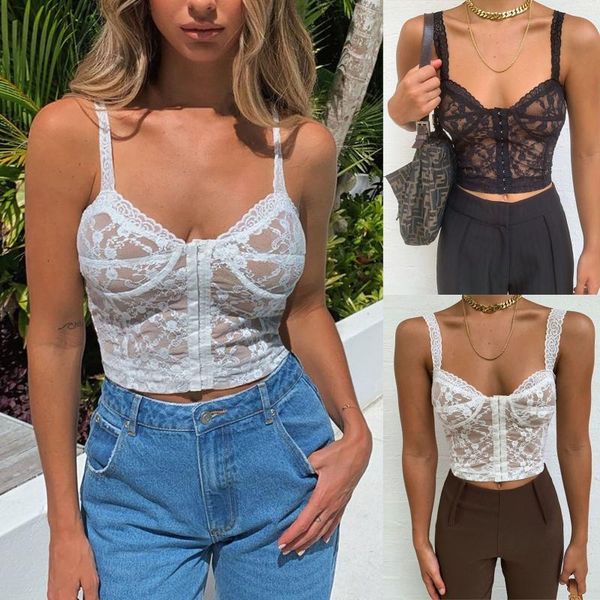 

camisoles & tanks women's crop sling tube bellyband pajamas temptation lingerie harajuku for women summer camis female, Black;white