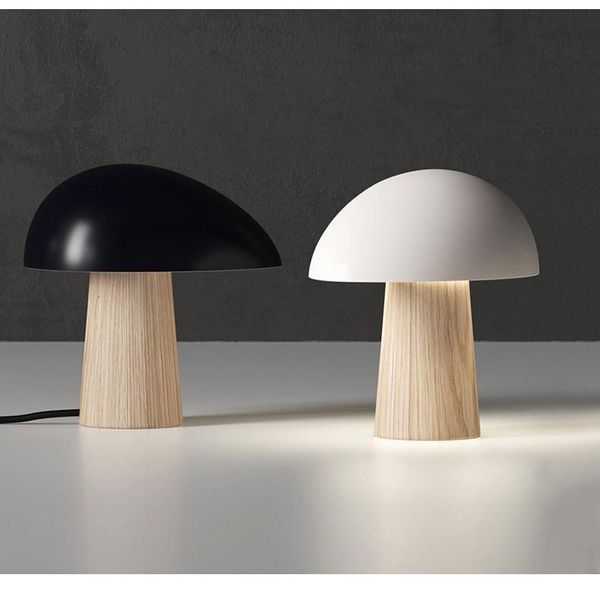 

table lamps wood grain nordic modern el study bedroom art
