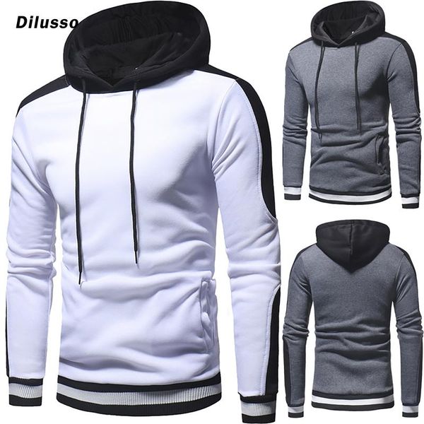 

men's t-shirts 2021 autumn running jackets men sports long sleeve hoodies sweatshirt slim fit sweatshirts male gym training pullover, White;black