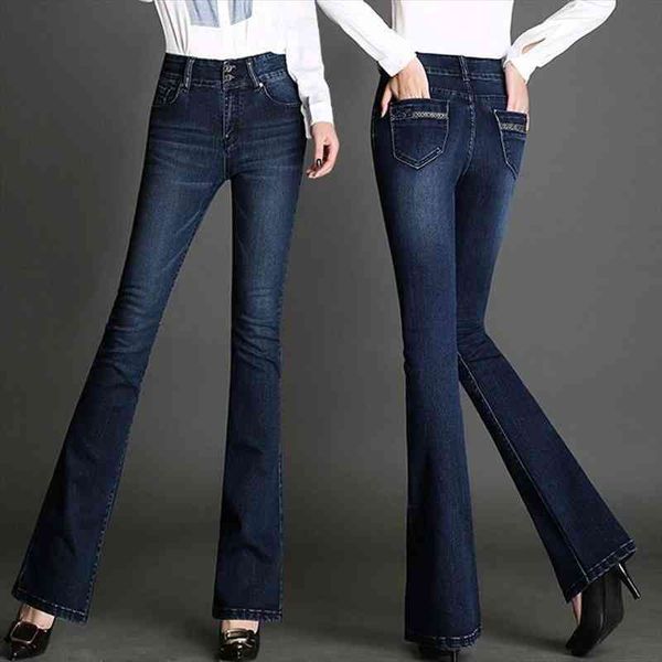 

spring autumn high waist women jeans long blue trousers denim pants casual washed vintage skinny wide leg jeans