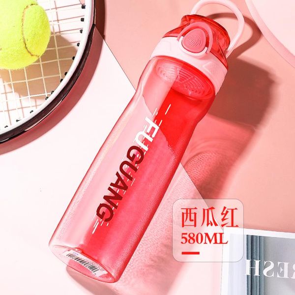

large sports water bottle gym exercise bottled school outdoor travel portable leakproof drink bottles plastic female