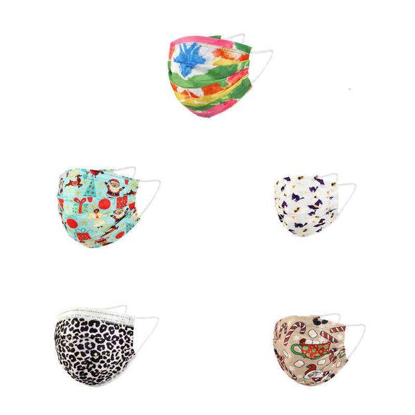 

color disposable masks three-layer civil protective mask with melt blown cloth