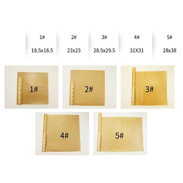 

disposable take out containers kraft paper grade grease wrapping oil absorbing wax for cake pizza sandwich deep-fried fast