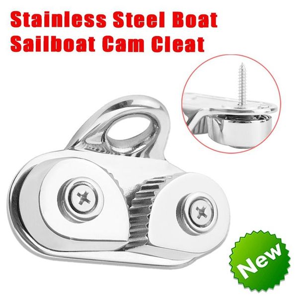 

rafts/inflatable boats stainless steel boat sailboat cam cleat w/ leading ring 3-15mm line rope
