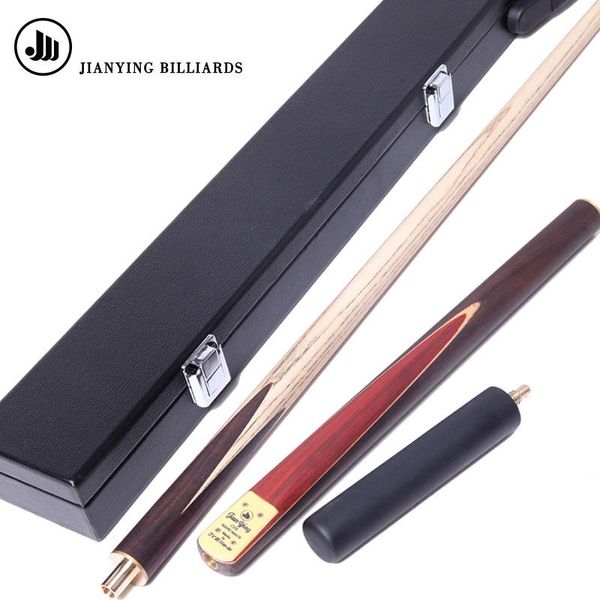 

jianying no paint 3/4 snooker cue stick 9.8mm with case set china billiard cues