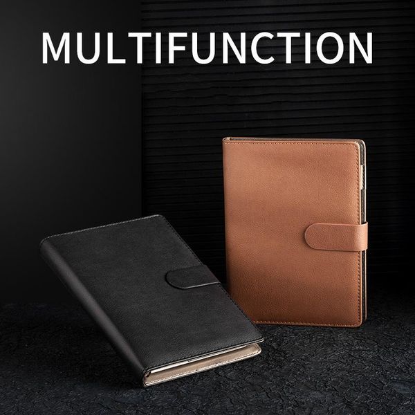 

agenda diary personal organizer pu leather cover loose-leaf notebook replaceable paper traveler notepad stationery supplies notepads, Purple;pink