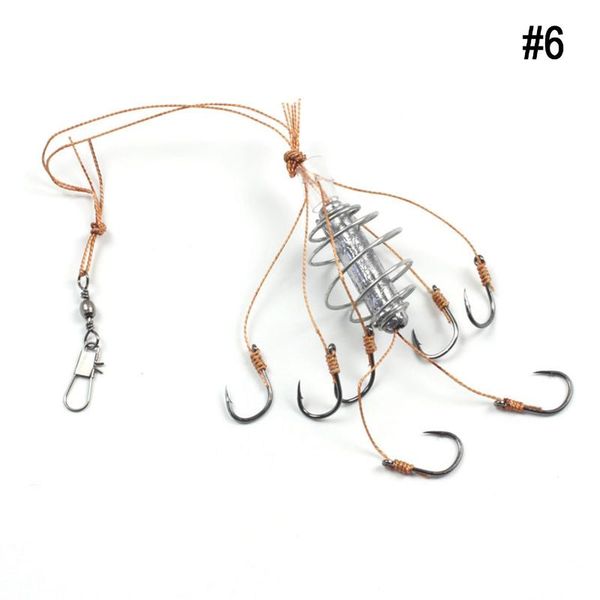 

fishing hooks 4pcs ise set carp explosion for saltwater freshwater fish bait hook wild ice tackle