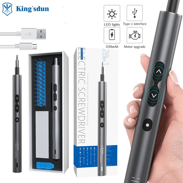

mini electric screwdriver usb charging portable screw driver cordless power screwdriver drill magnetic screw driver repair set
