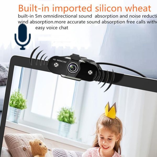 

2k/1080p/720p/480p auto focus webcam with microphone and privacy cover noise reduction high-definition usb camera webcams