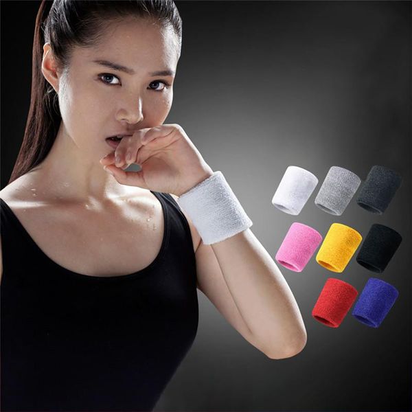 

wrist support 1pair tower wristband tennis / basketball badminton rest sport protector cotton guard gym, Black;red