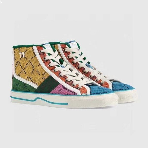 

women's tennis 1977 sneaker with web green and red in cotton luxury fashion training design for men's sizes 35-46 mkj85487, Black