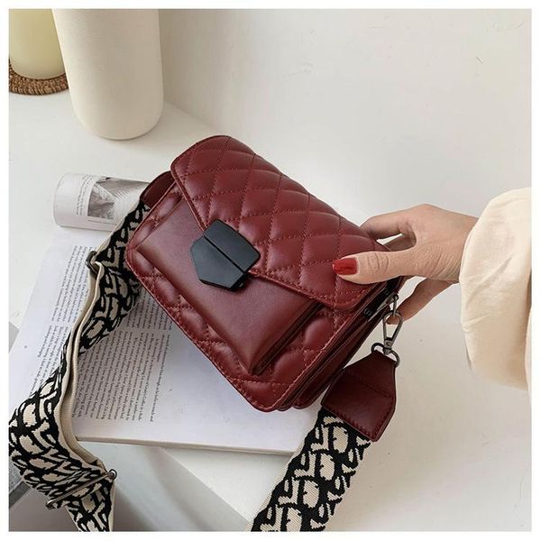 

cross body bags for women 2021 style leather handbags fashion wide shoulder strap messenger bag purse simple crossbody