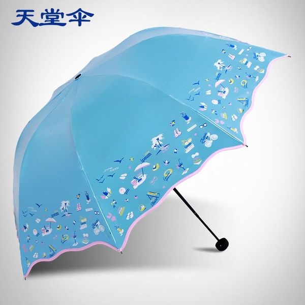 

umbrellas heaven sun umbrella anti ultraviolet will light black plastic folding