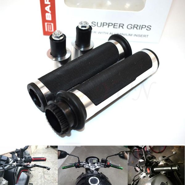 

handlebars universal 7/8'' cnc aluminum motorcycle handle bar plugs handlebar grips end fit for cb1000 cbr400 cb250 cbr600