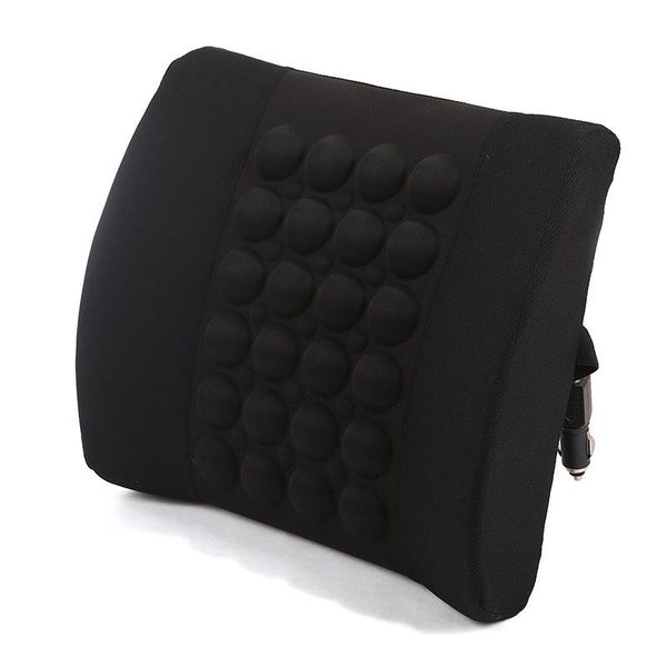 

seat cushions universal electric massage car backrest waist support lumbar pillow safety chair cushion high quality