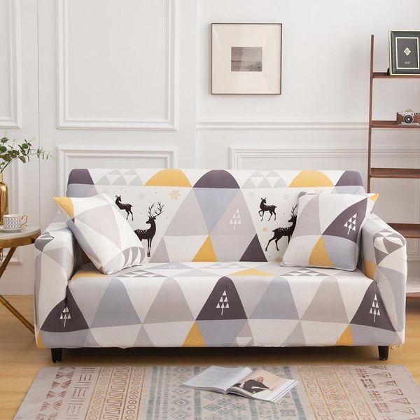 

chair covers print skin-friendly couch for sofas elastic non slip sofa cover 1/2/3/4 seater home dustproof living room
