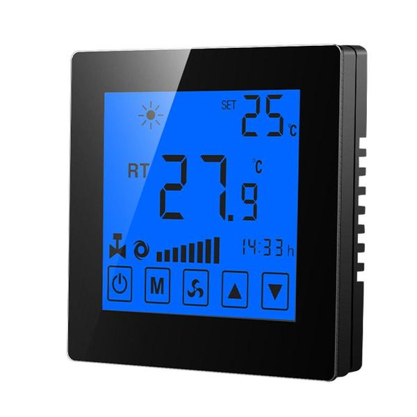 

smart home control touch screen programming floor heating temperature controller regulator backlight electric room thermostat