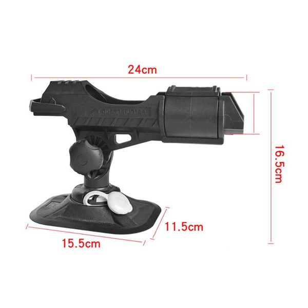 

rafts/inflatable boats fishing tool rod holder device pole plastic board kayak fix mount angle