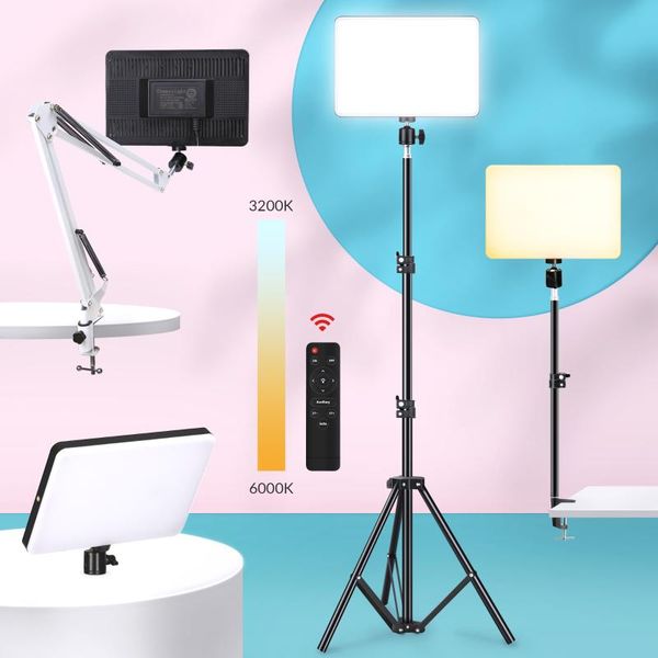 

flash heads 10inch led video filllight eu plug pography light remote control dimmable with tripod stand for live stream po lamp