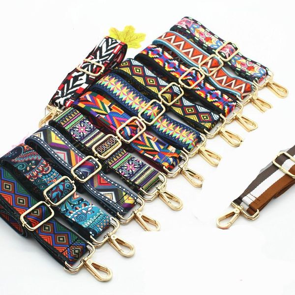 

bag parts & accessories luxury colored belt straps adjustable wide strap for handle handbag nylon women shoulder messenger, Black